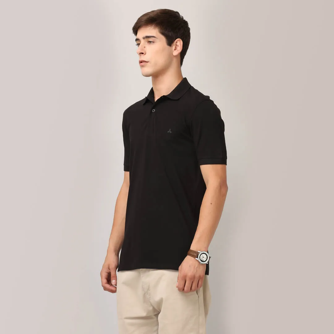 Polo T-Shirts - Black