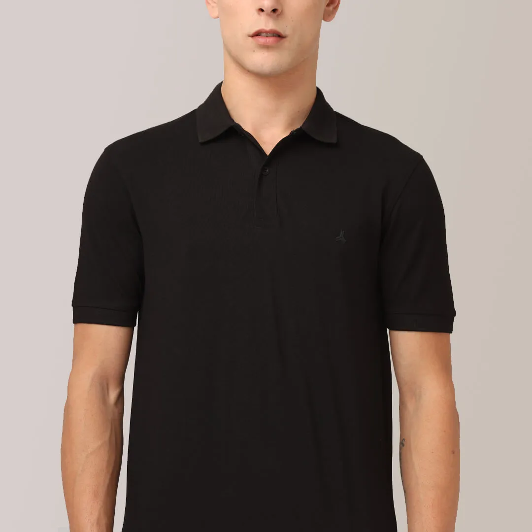 Polo T-Shirts - Black