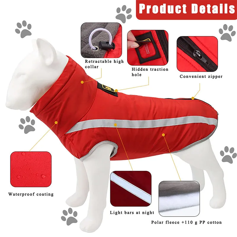 Reflective Windproof Dog Coat