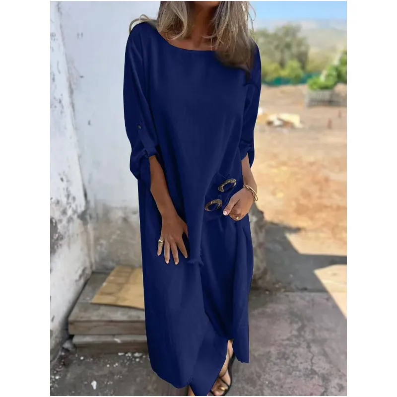 🌸Spring Specials🌸 Women's Irregular Dress and Loose Fit Pants (2-Piece Set)