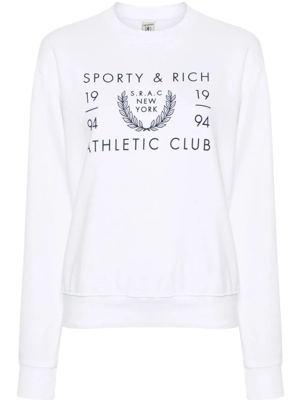 SRAC logo-print cotton sweatshirt