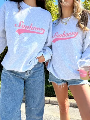 Sunhoney Retro Crewneck Sweatshirt