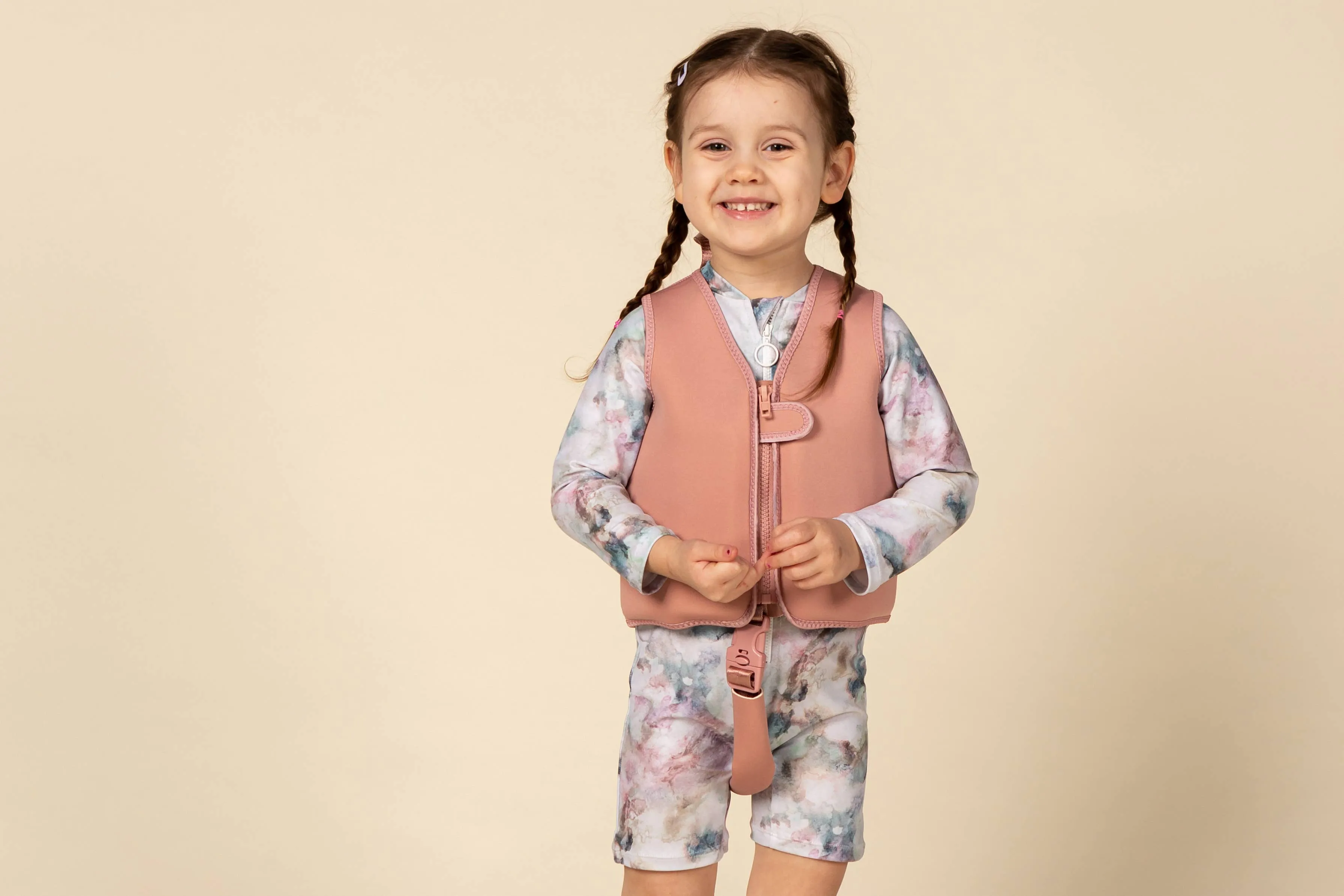 Swim Vests: Medium (3-6Y) / Blush