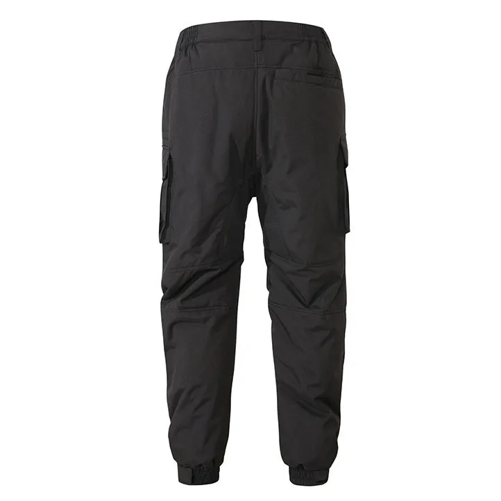 Thickened Winter Thermal Ice Fishing Pants with Multiple Pockets and 18 Heating Zones Heated Pants With Portable Charger