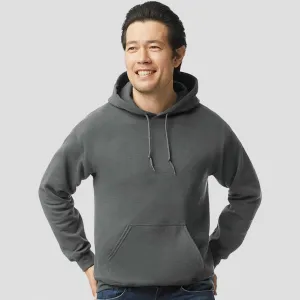 Unisex Premium Fleece - Plain Charcoal Grey Hoodie