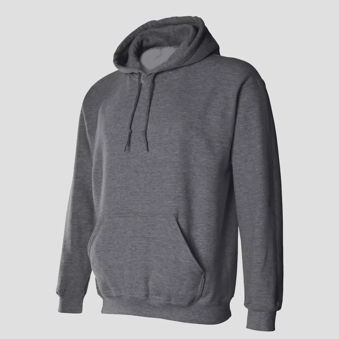 Unisex Premium Fleece - Plain Charcoal Grey Hoodie