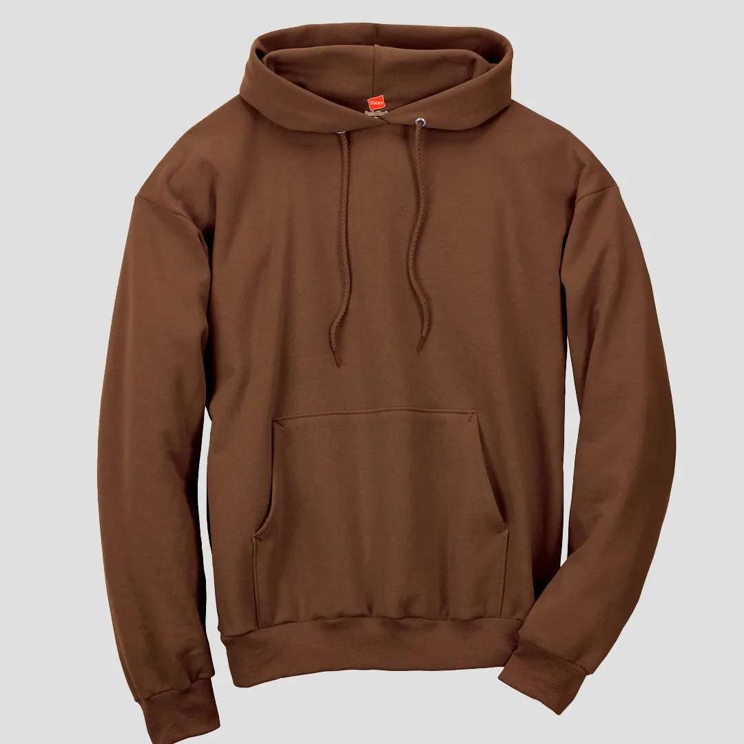 Unisex Premium Fleece - Plain Dark Brown Hoodie