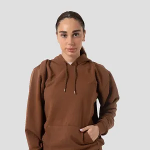 Unisex Premium Fleece - Plain Dark Brown Hoodie