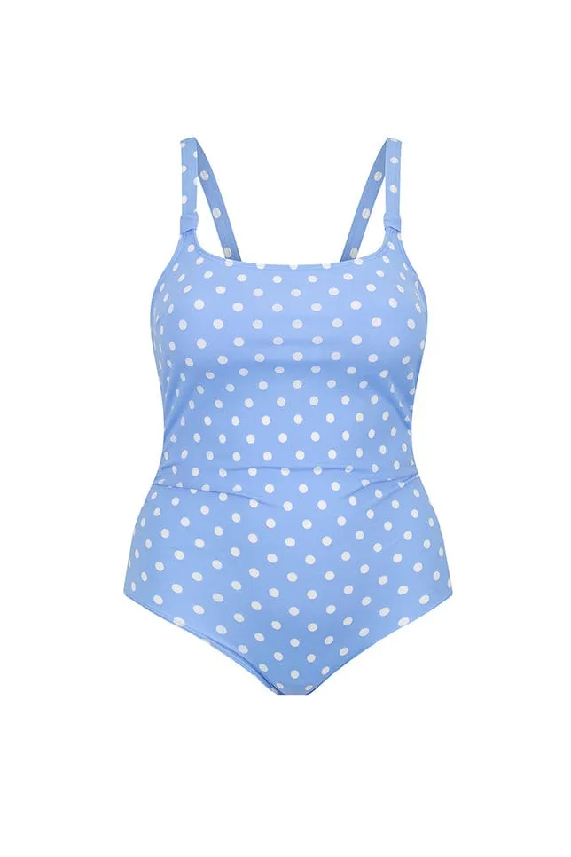 Vintage Dots Chlorine Resistant Tank One Piece