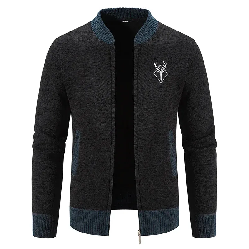 Warm Zipper Cardigan for Men