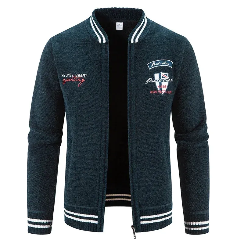 Warm Zipper Cardigan for Men