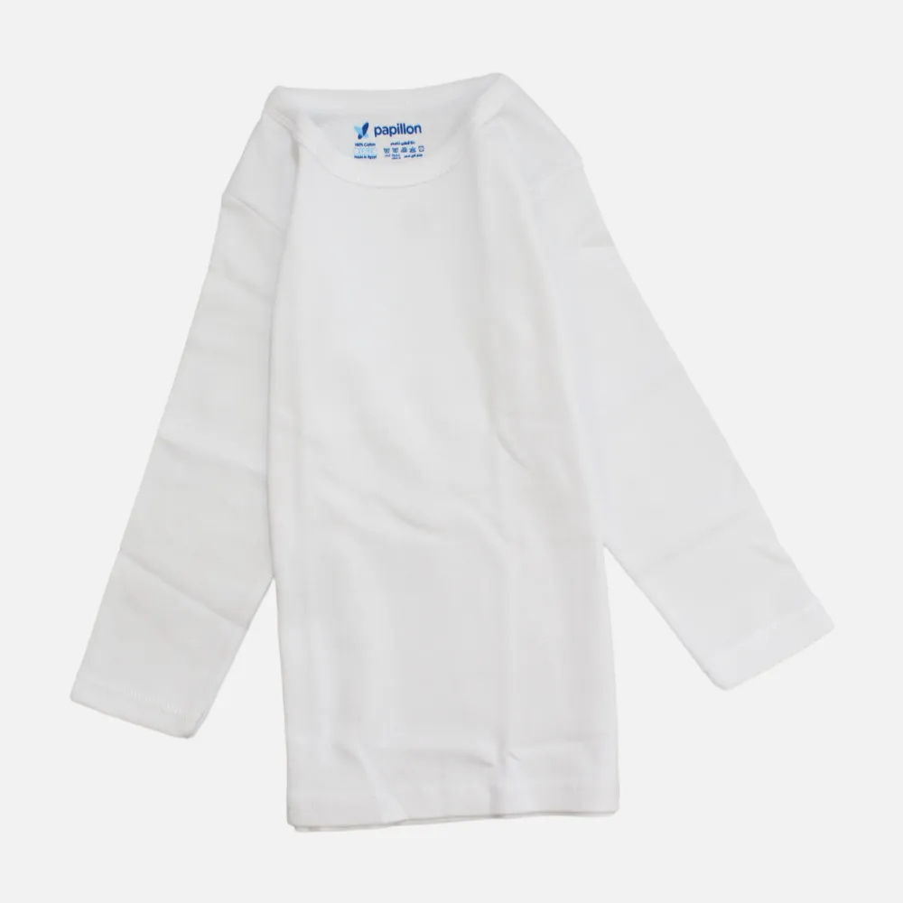 White Long-Sleeved Undershirt