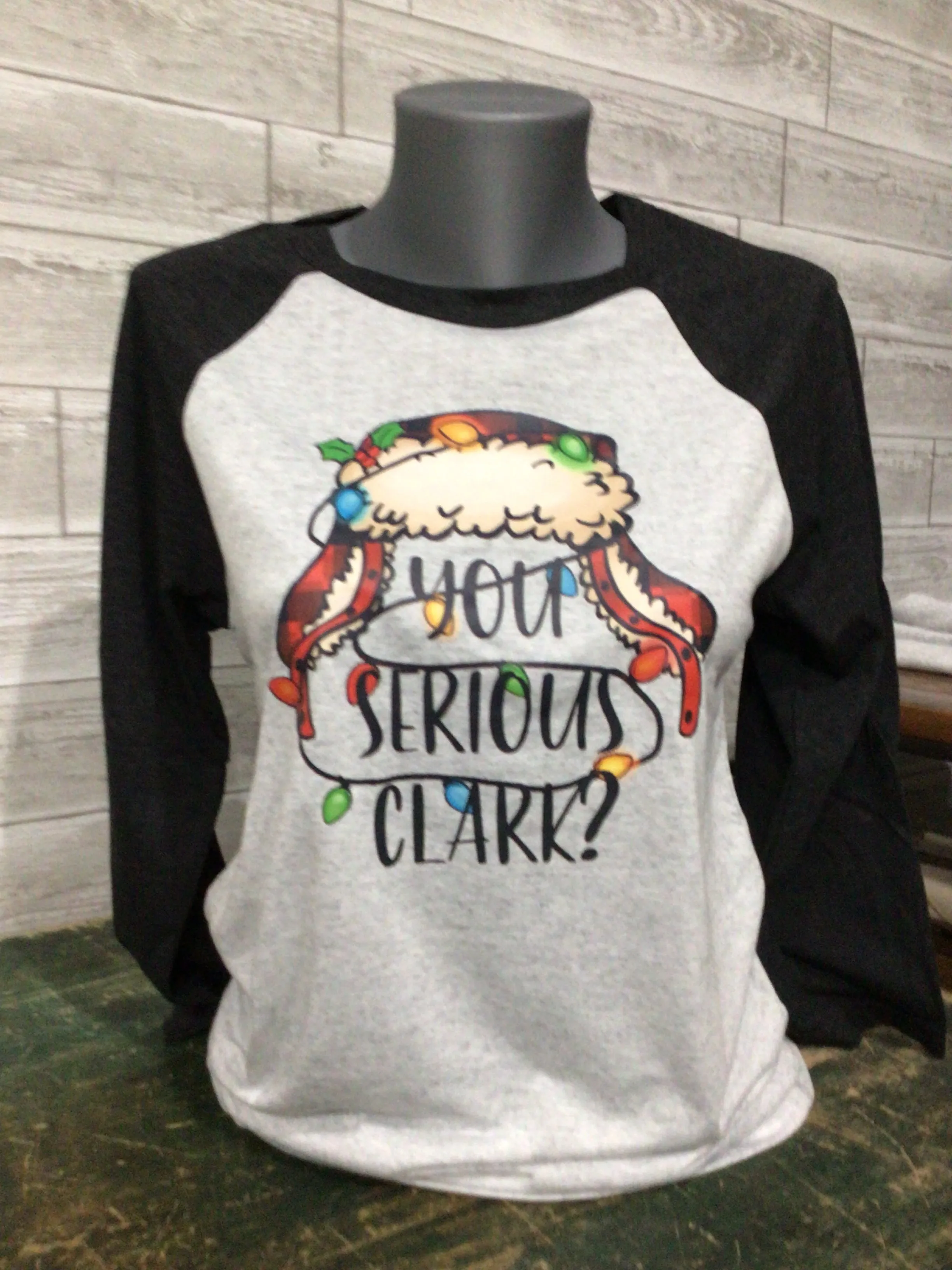 You Serious Clark Baseball Tee